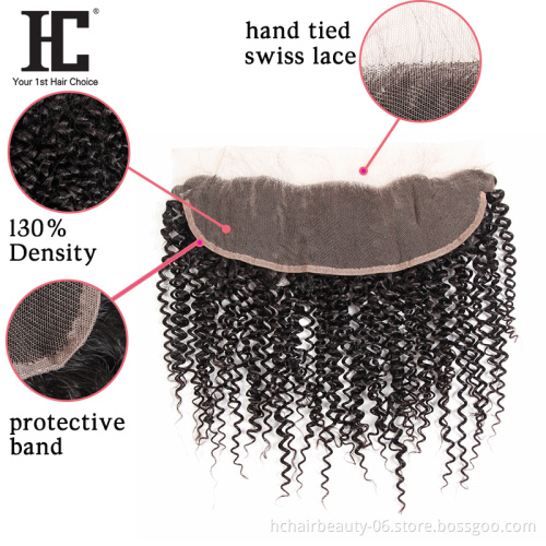 Wholesale Kinky Curly Bundles With Frontal Remy Human Hair Bundles With Closure Brazilian Hair Weave Bundles With Closure